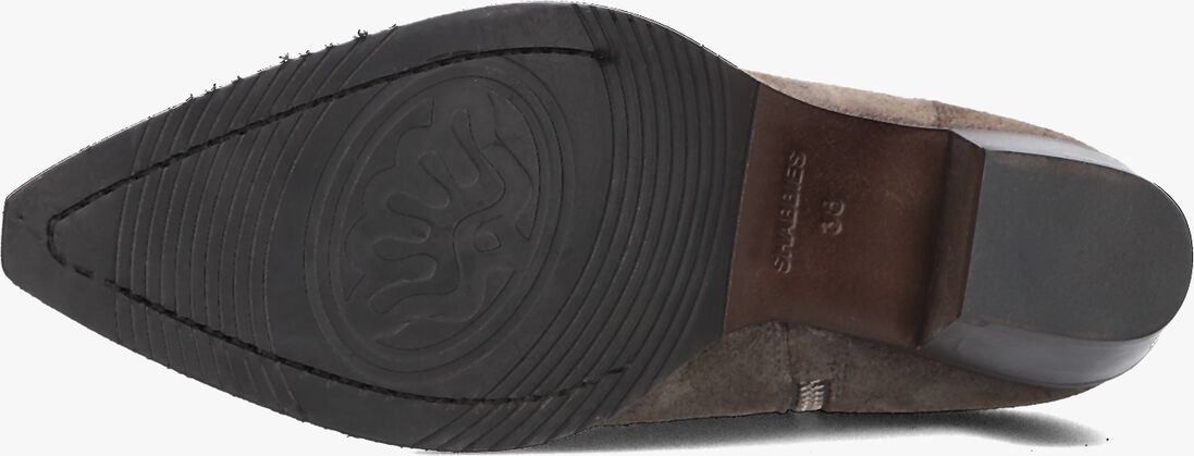 SHABBIES taupe shabbies enkellaarsjes lure mid boot