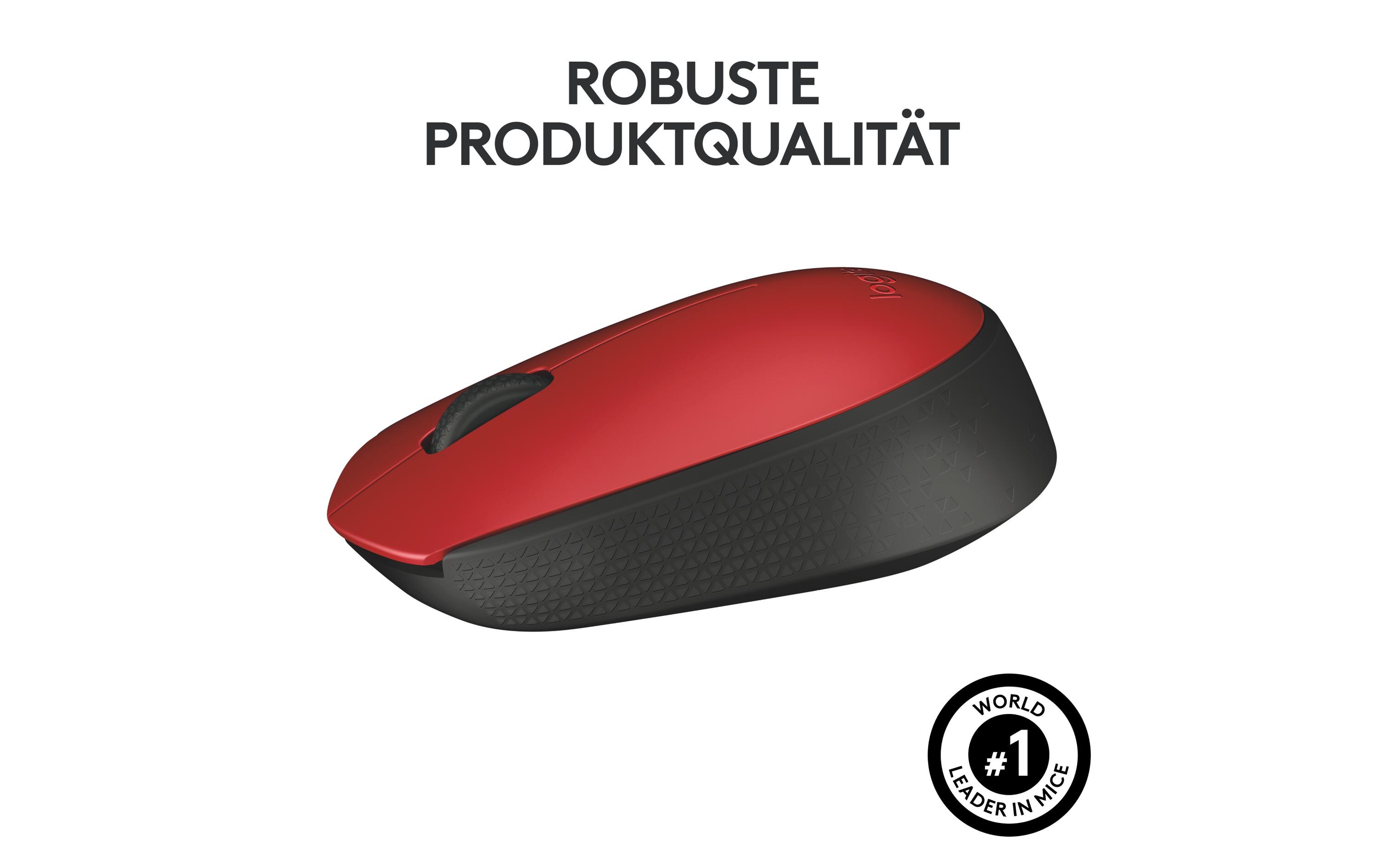 Mobile Maus M171 , kabellosKleine Wireless-Maus für Links- & Rechtshänder mit bis zu 12 Monaten Batterielaufzeit