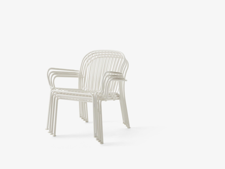 &tradition Thorvald fauteuil met armleuningen Warm Black