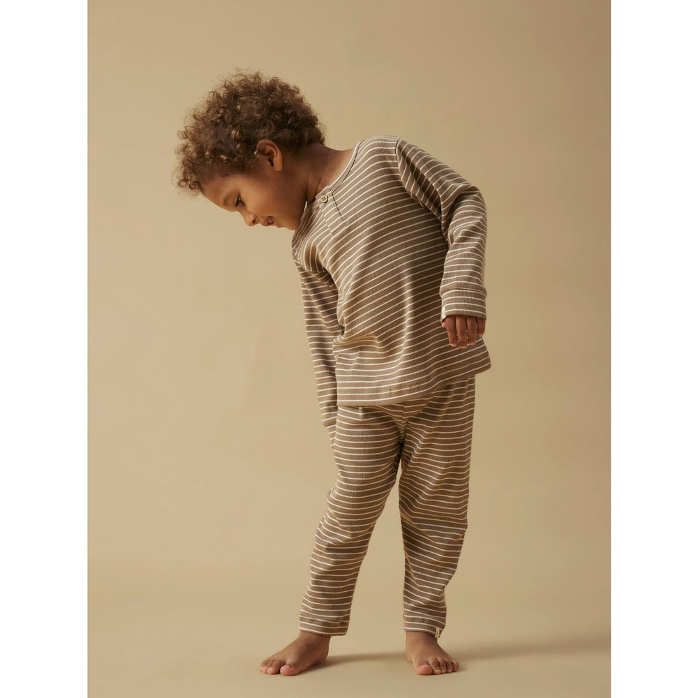 Køb Lil'Atelier Sepia Tint Turtledove Nmmgago Ls Night Sæt Lil