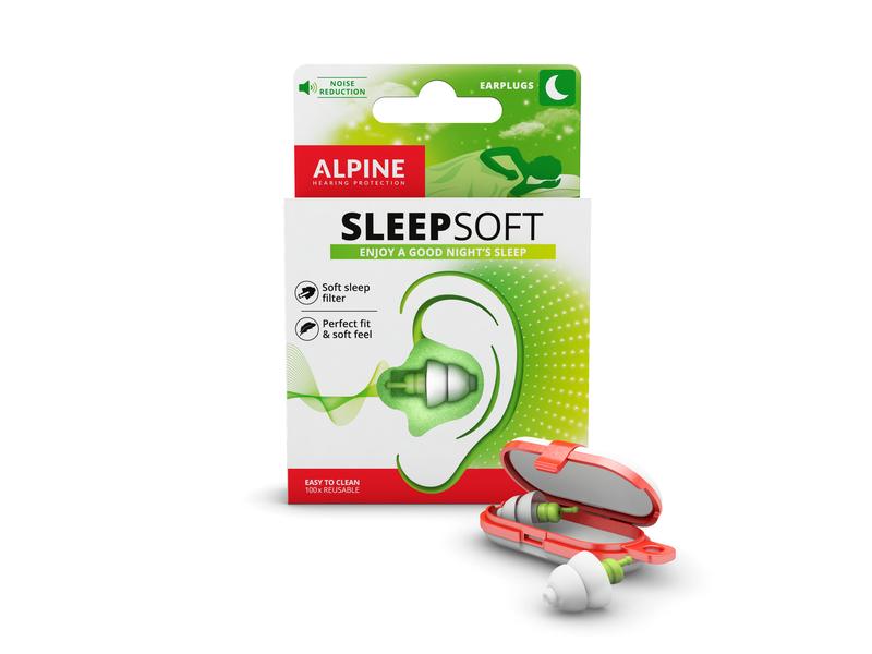 Alpine Sleep Soft Gehörstöpsel 1 Paar Silikonfreier Gehörschutz