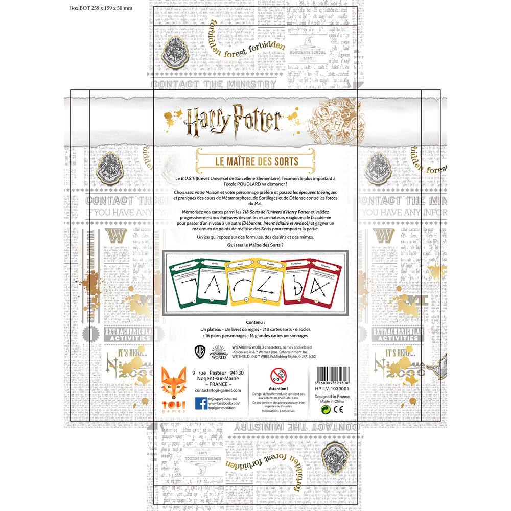 HARRY POTTER - LE MAITRE DES SORTS
