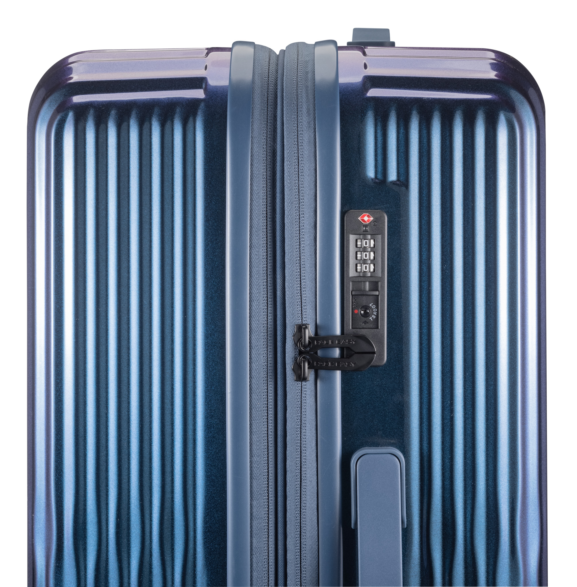 (Gr. L) 131L Flow Trolley Schalen Reisekoffer (9342MB) - Moroccan Blue