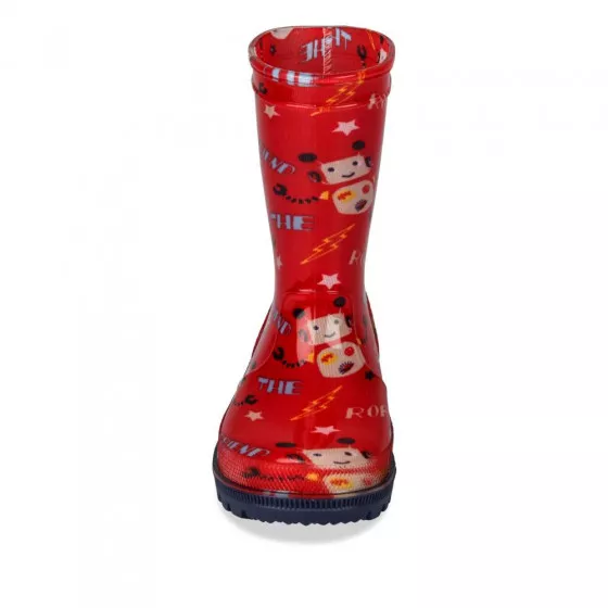Bottes de pluie ROUGE CHARLIE & FRIENDS