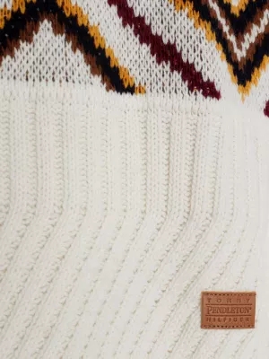 Cachecol Tommy x Pendleton Valley Stripe TH Monogram