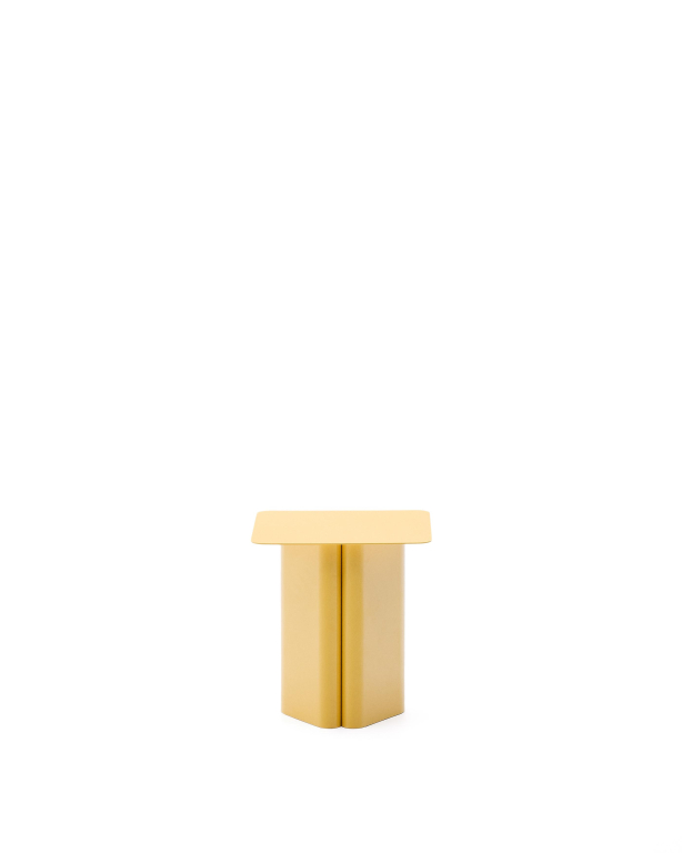 Kave Home Arvin bijzettafel 42x42 geel