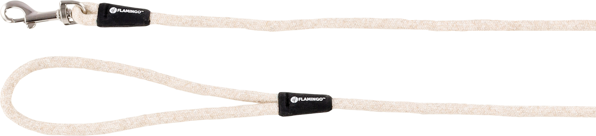 Flamingo f-523771 - Laisse Élégante en Lin pour Promenades Sécurisées