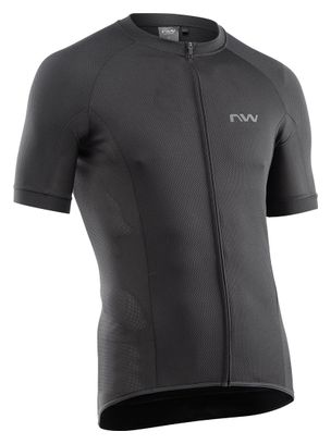 Maillot Manches Courtes Northwave Force Zip Noir