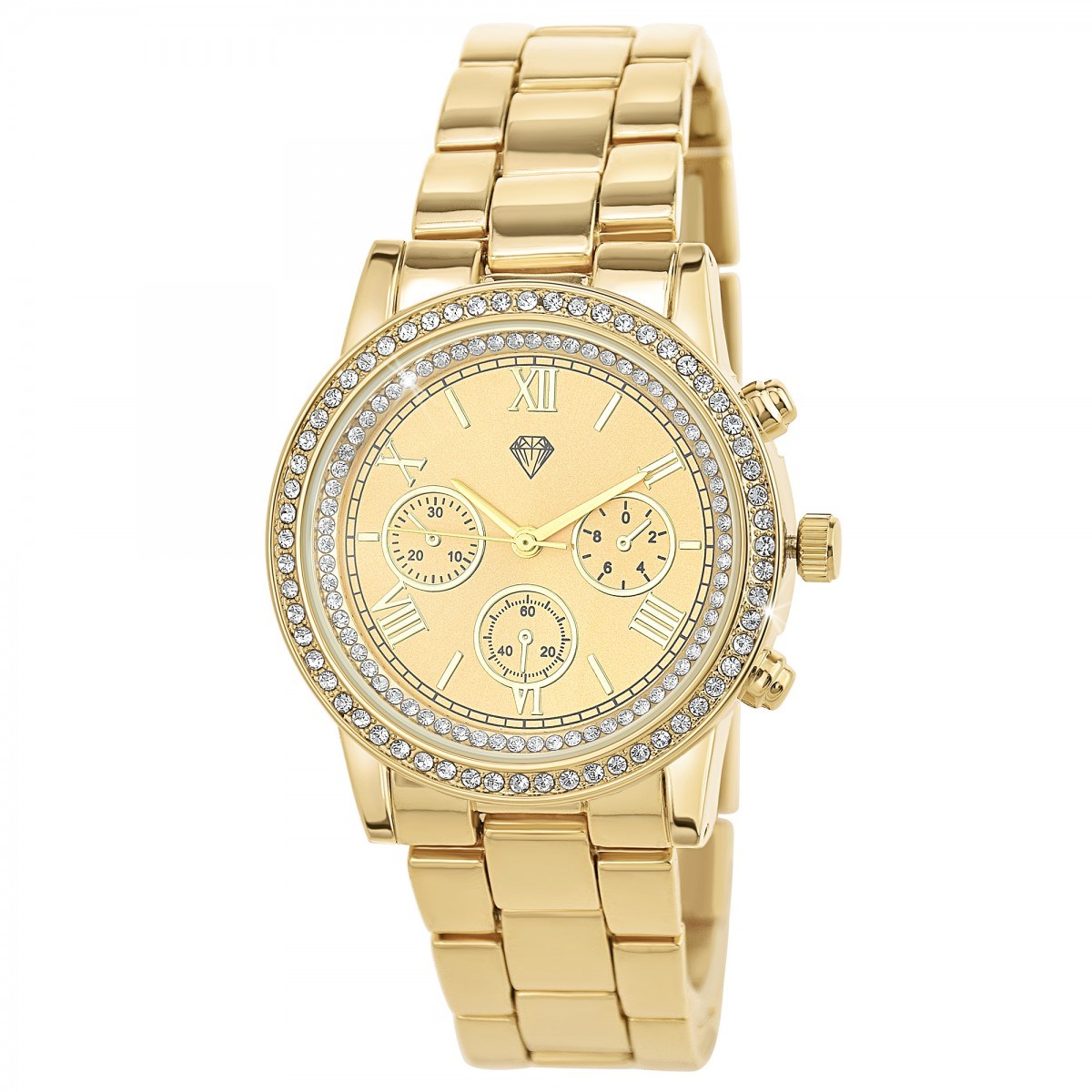 Montre Mayane élégante ornée de Cristaux scintillants SC Crystal