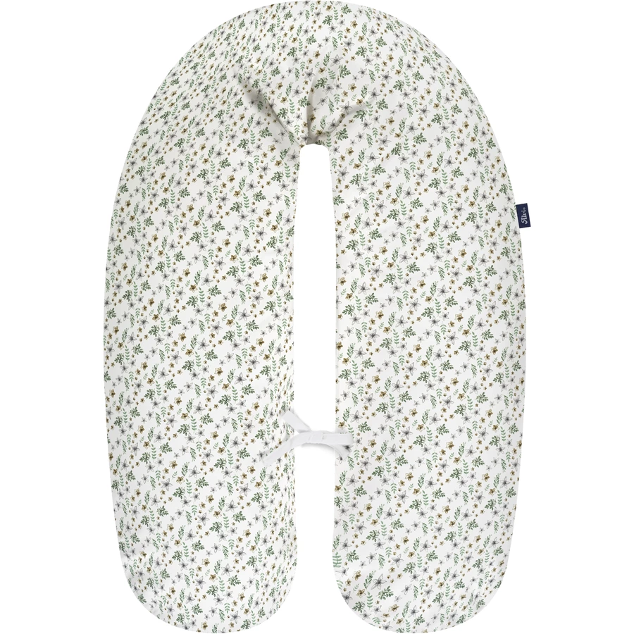 Alvi® Stillkissenbezug Petit Fleurs grünweiß