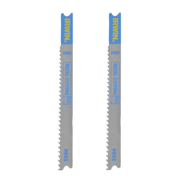 Irwin Pro decoupeerzaagblad U-aansluiting voor metaal - 2 stuks - tot 6 mm