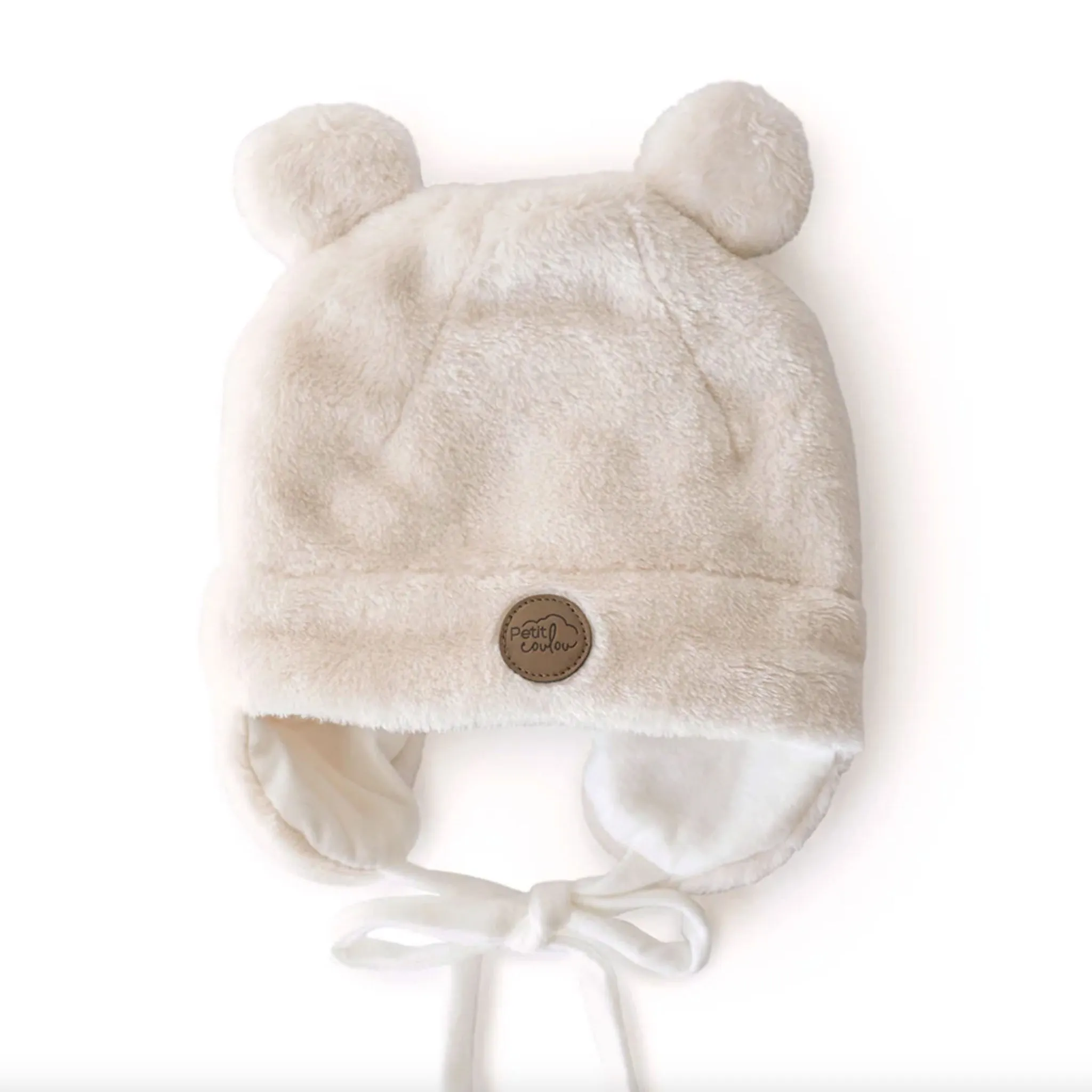 Petit Coulou Coffret cadeau Ourson pour bébé (4 accessoires) - Crème 0-6m