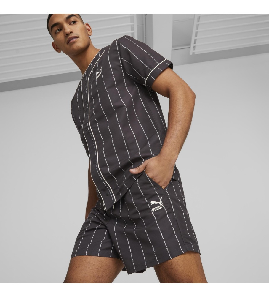 Puma Short Team Woven 6 preto