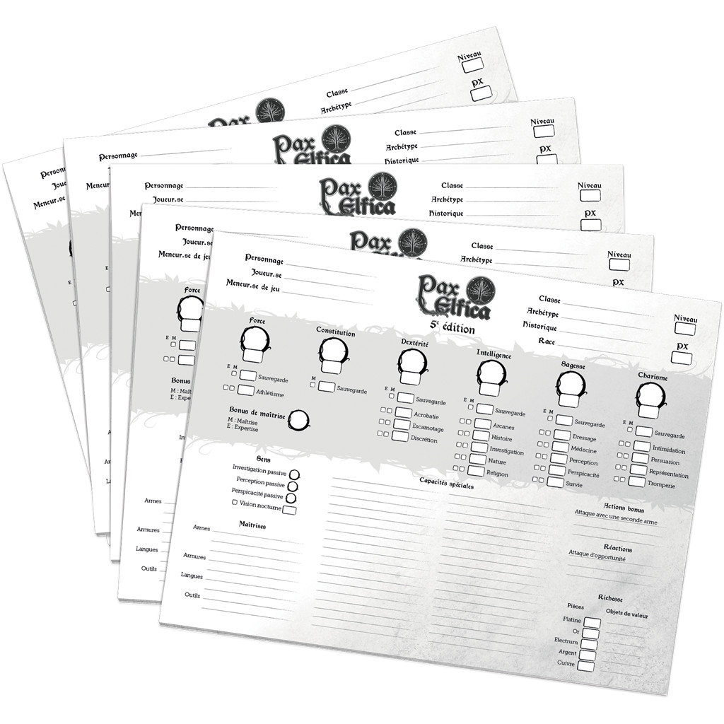 Pax Elfica - Pack du Joueur (5e Edition)