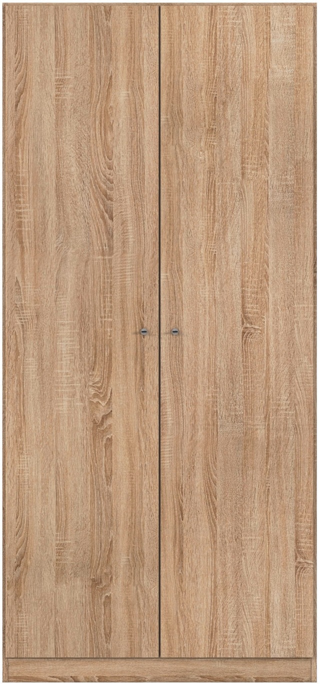 rauch Kleiderschrank »Schrank Garderobe Garderobenschrank Putzschrank Wäscheschrank BERGHEIM« Breite/Höhe/Tiefe: 91/197/54 cm,  viel Stauraum, abschliessbar mit gesamt 4 Schlüsseln, MADE IN GERMANY
