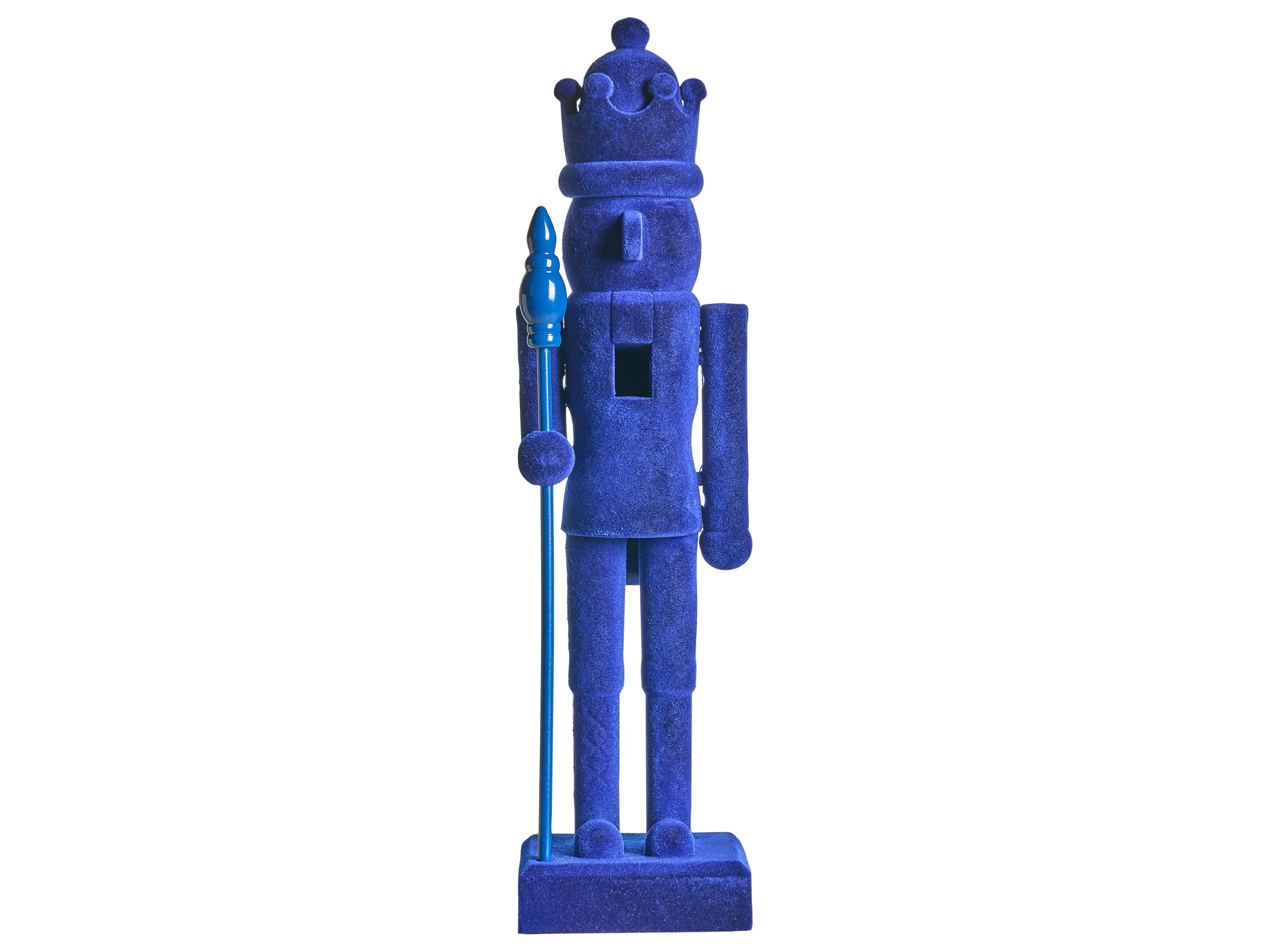 Set van 2 figuren FLATEY Notenkraker 40 cm Blauw