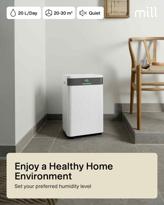 Mill affugter MDH20 (Mill white)