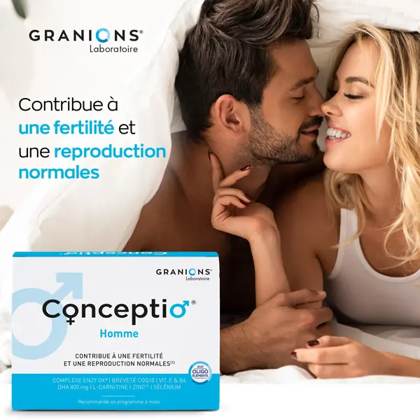 Granions Conceptio Lot fertilité Femme & Homme - Optimise la Fertilité du Couple