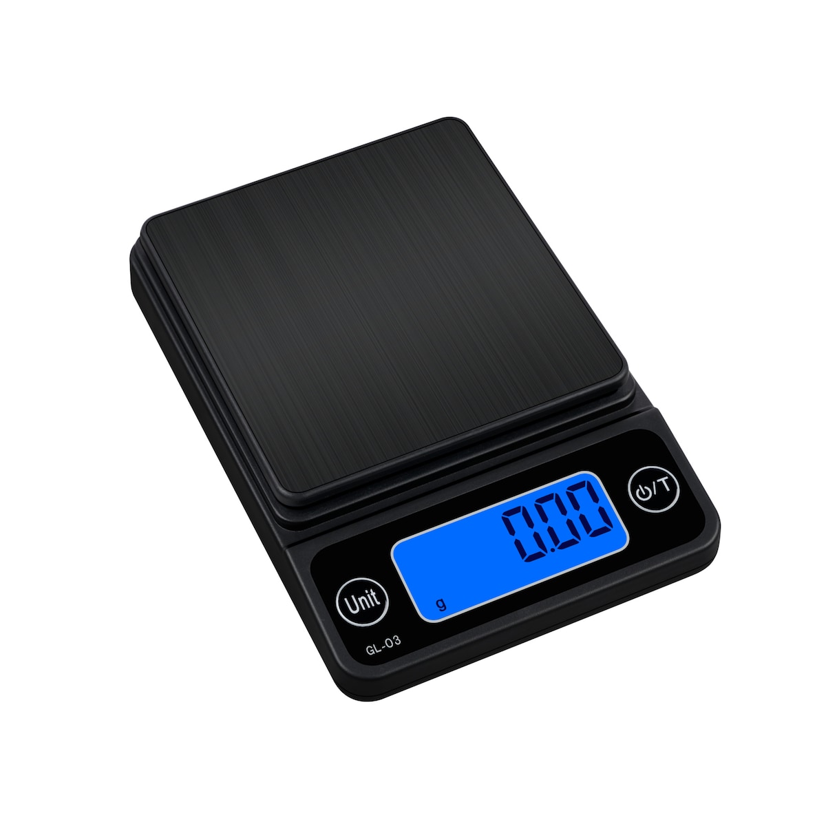 Digitalvekt, bærbar og presis Sort M 500g / 0.1g