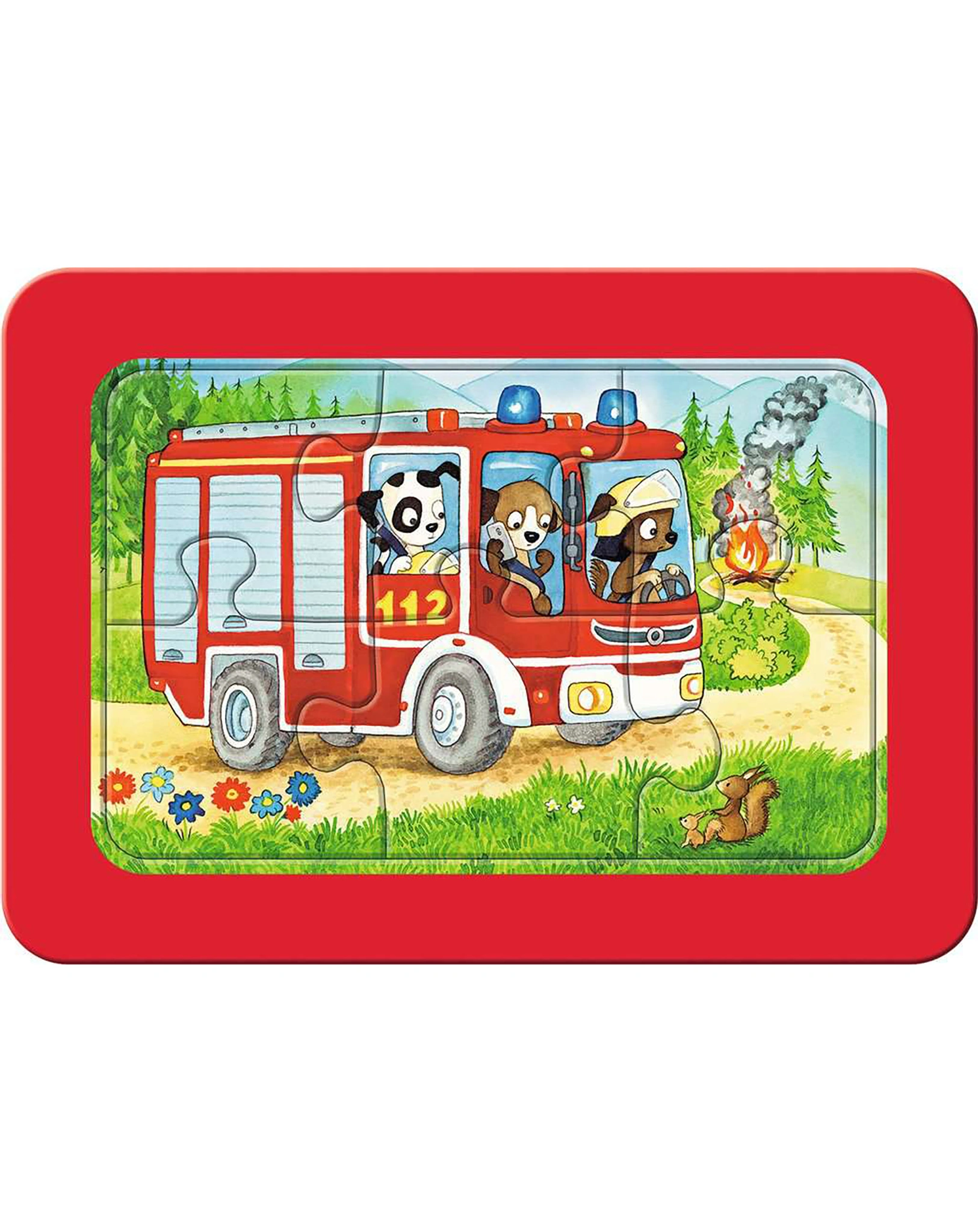 my first puzzles - TIERE IM EINSATZ 3x6-teilig