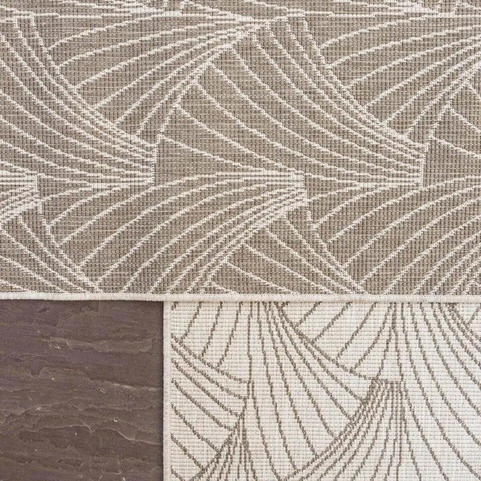 Interieur05 Buitenkleed Deco bruin/grijs - 340 x 240 cm