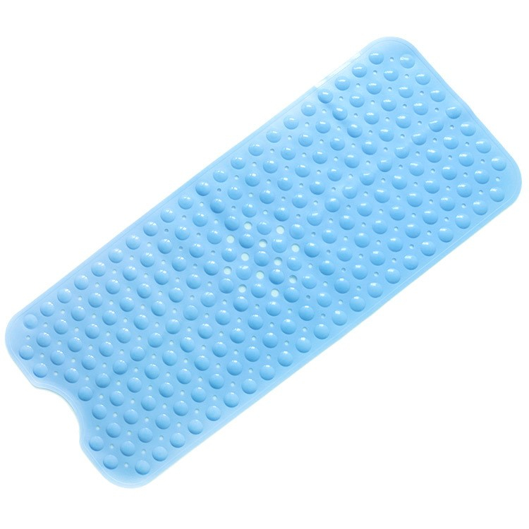 (100x40cm) Anti-Rutsch Badewannen Matte mit Saugnäpfe - Blau