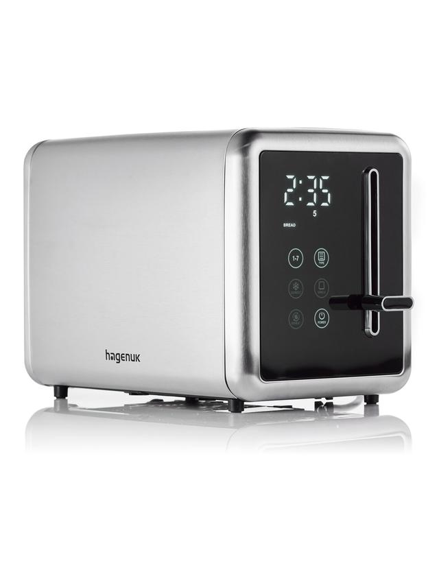 Toaster mit Cool-Touch Edelstahlgehäuse und LED-Display