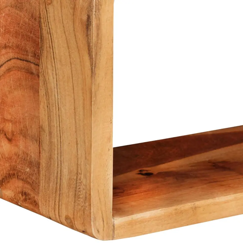 vidaXL - Wandkubus - Bruin - Hout