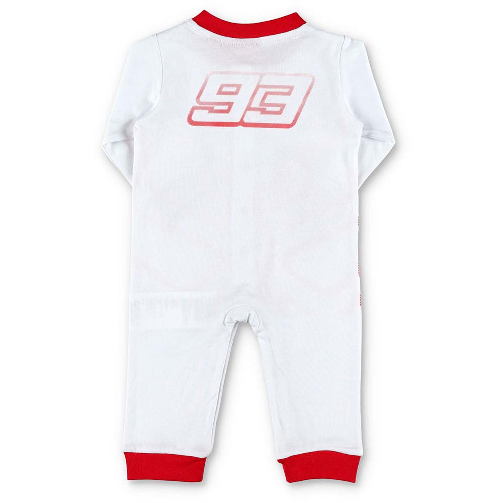 marc marquez - Pyjama bébé Ant Ninety Three Blanc / Rouge