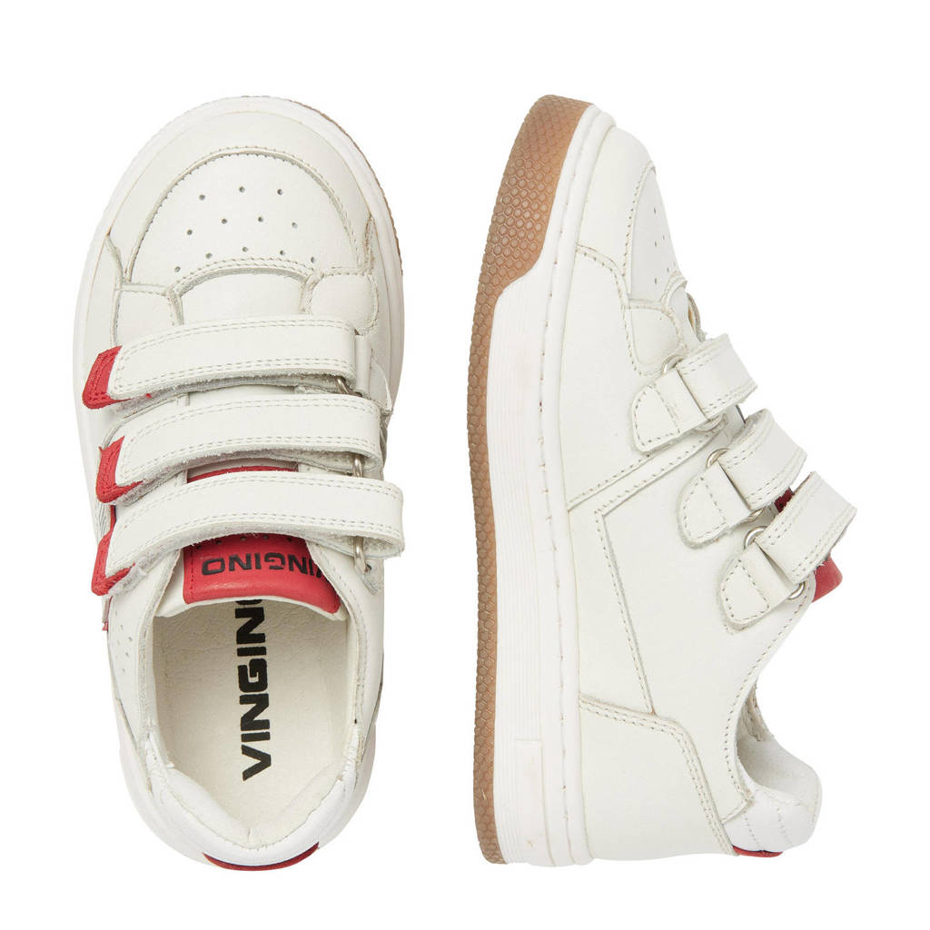 Vingino leren sneakers wit