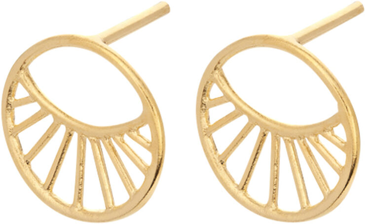 Pernille Corydon Jewellery Daylight earsticks size 11 mm Guld