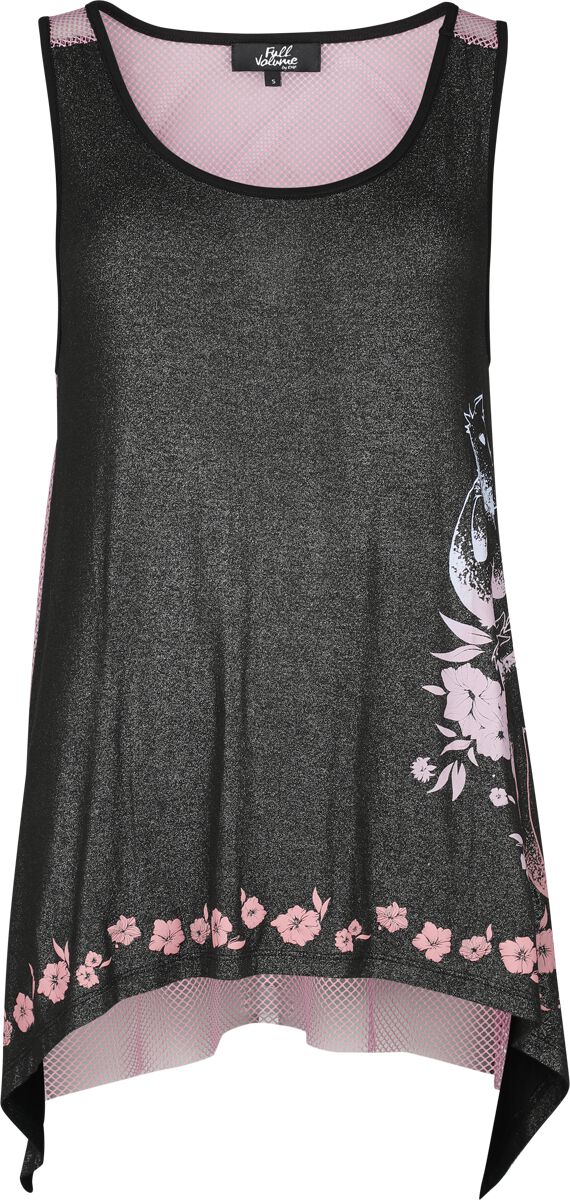 Glitter Top with Fishnet Back | Full Volume by EMP Top