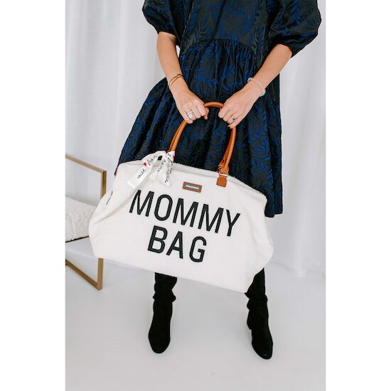 Sac à langer Mommy Bag   Teddy écru        de               Childhome
