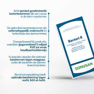 Bonusan Bacteri 8 Capsules 28CP