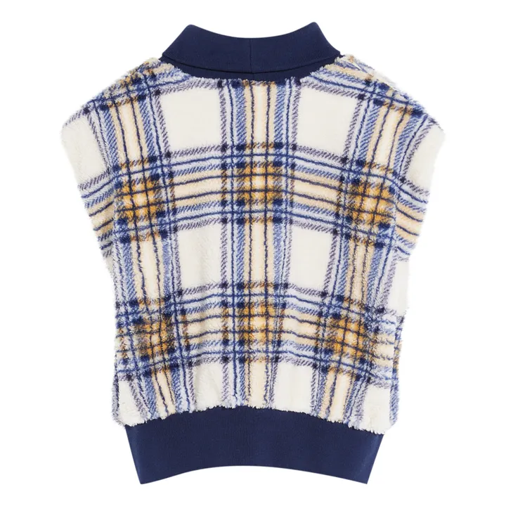 Bellerose Pull Sans Manches Anne Carreaux | Ecru