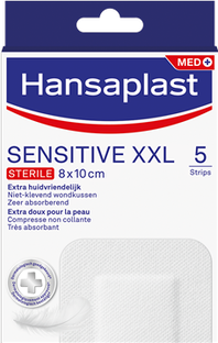 Hansaplast Pleisters Sensitive XXL Steriel 5ST