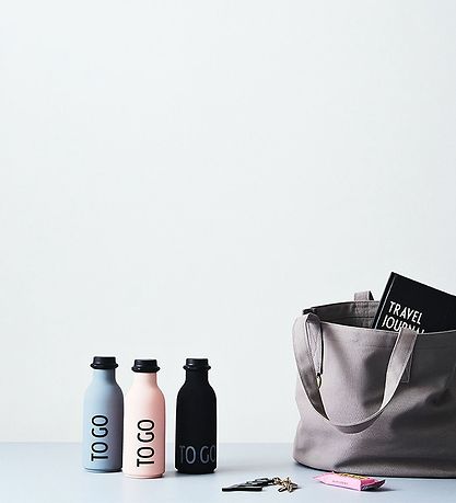 Design Letters Trinkflasche - 500 ml - Pink m. TO GO