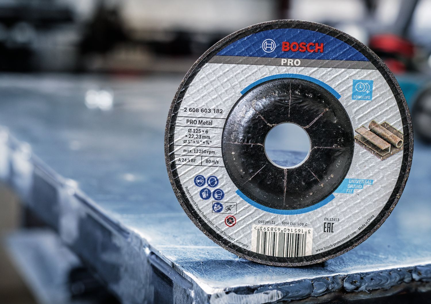 Bosch Professional Afbraamschijf PRO Metal 125x22,23x6,0mm VE=1 - 2608603182