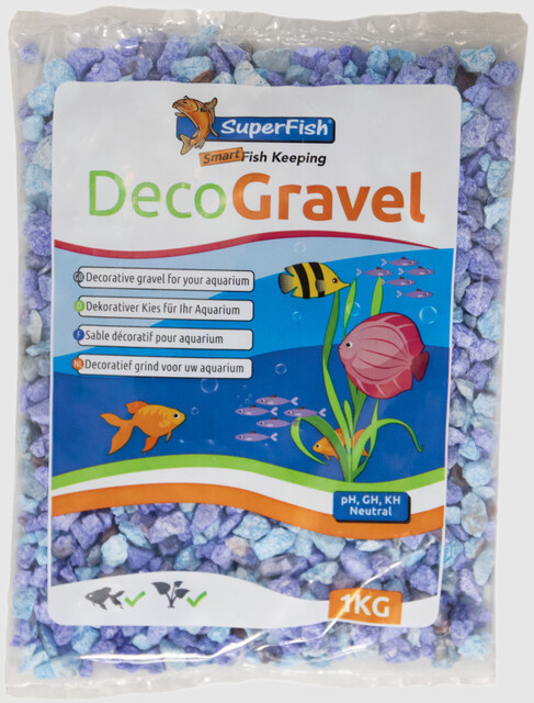 Superfish Deco Grind Luxe Blauw 0,9kg | Aquariumgrind