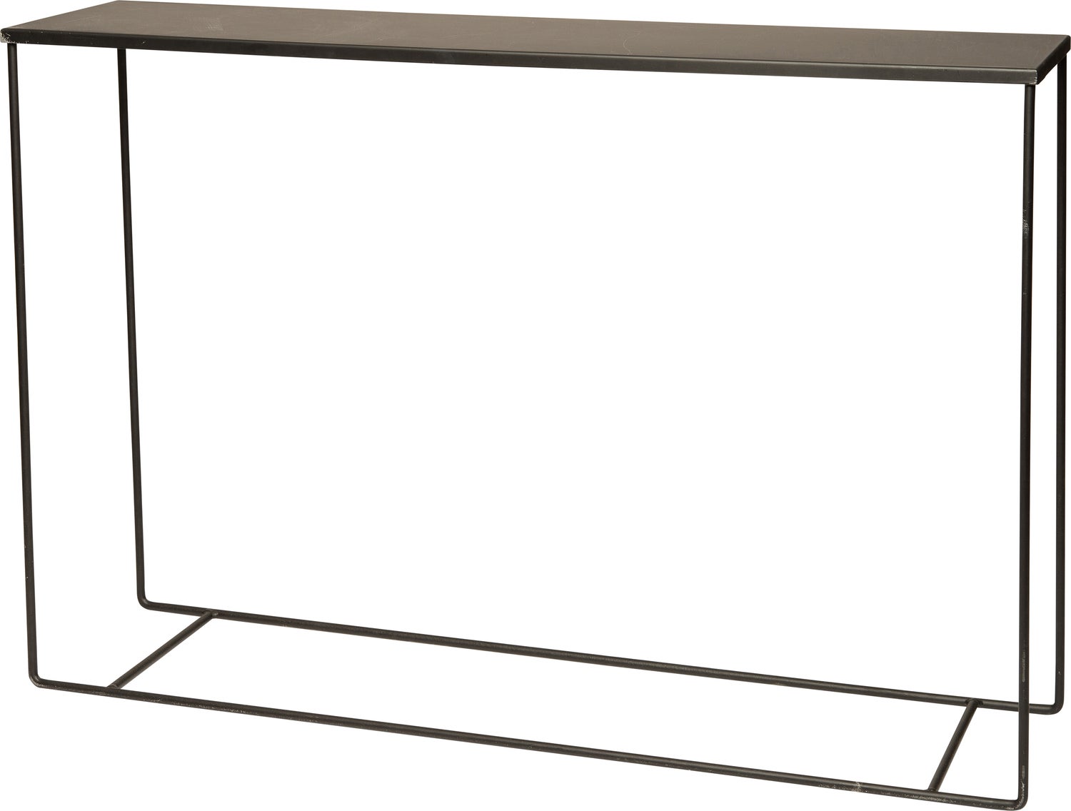 Intratuin bijzettafel zwart 120 x 30 x 80 cm