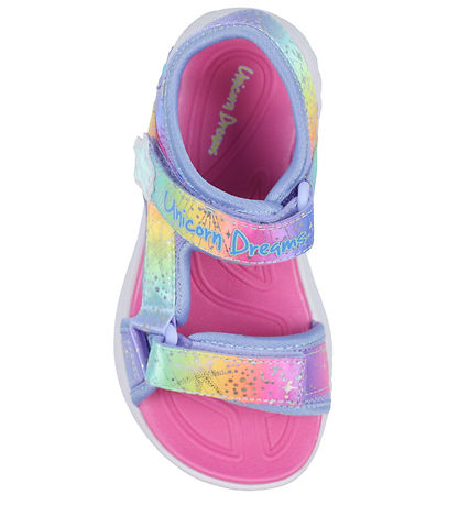 Skechers Sandalen m. Lichter - S Lichter Unicorn Träume - Blue/M