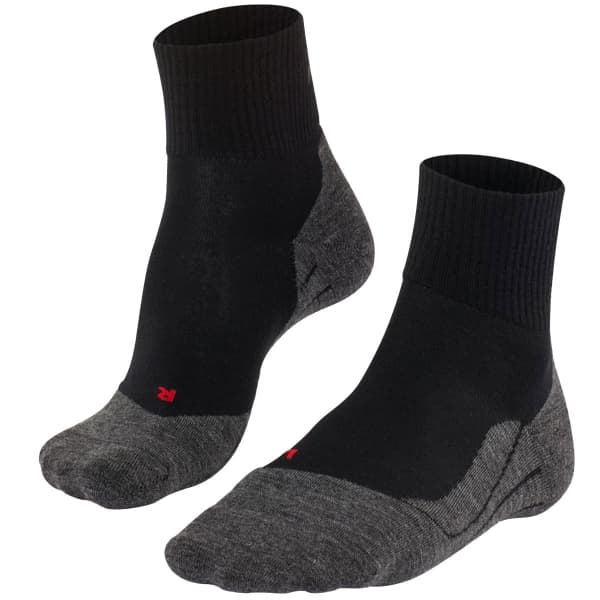 Chaussette randonnée FALKE TK5 WANDER WOOL SHORT BLACK MIX