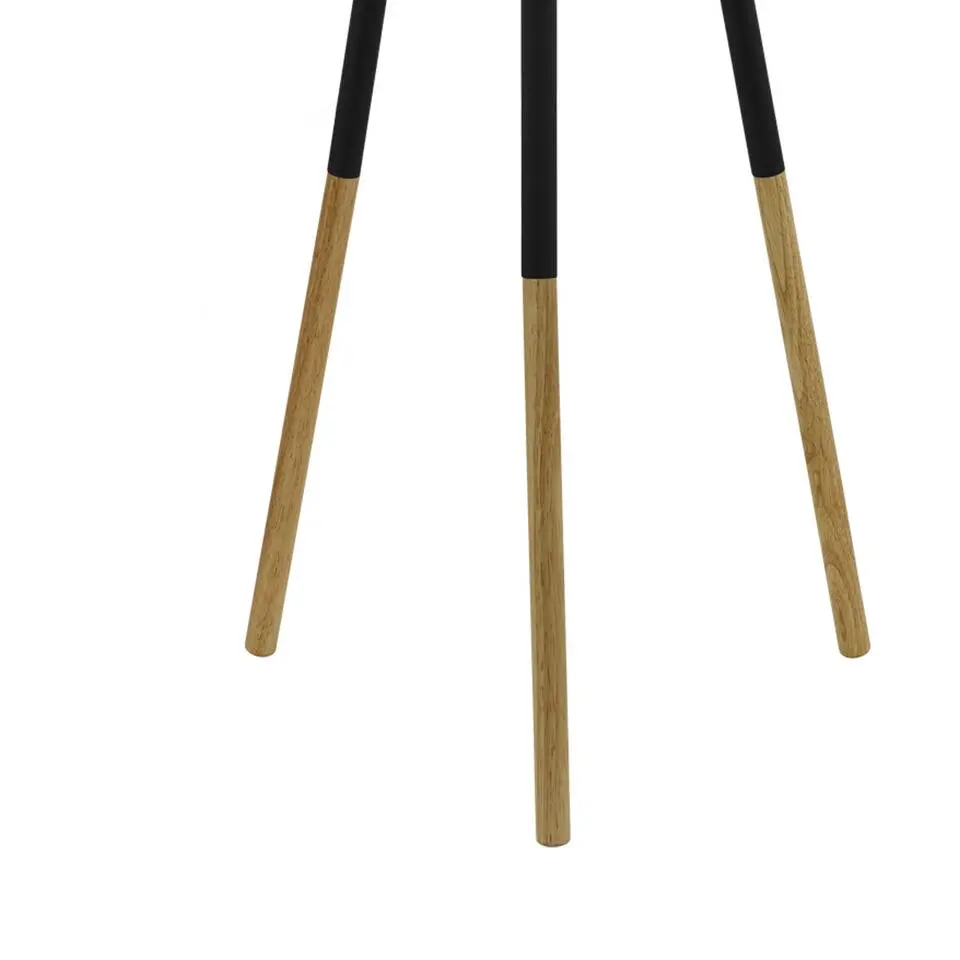 EGLO Bidford Vloerlamp - E27 - 154 cm - Bruin/Cappucino, Goud