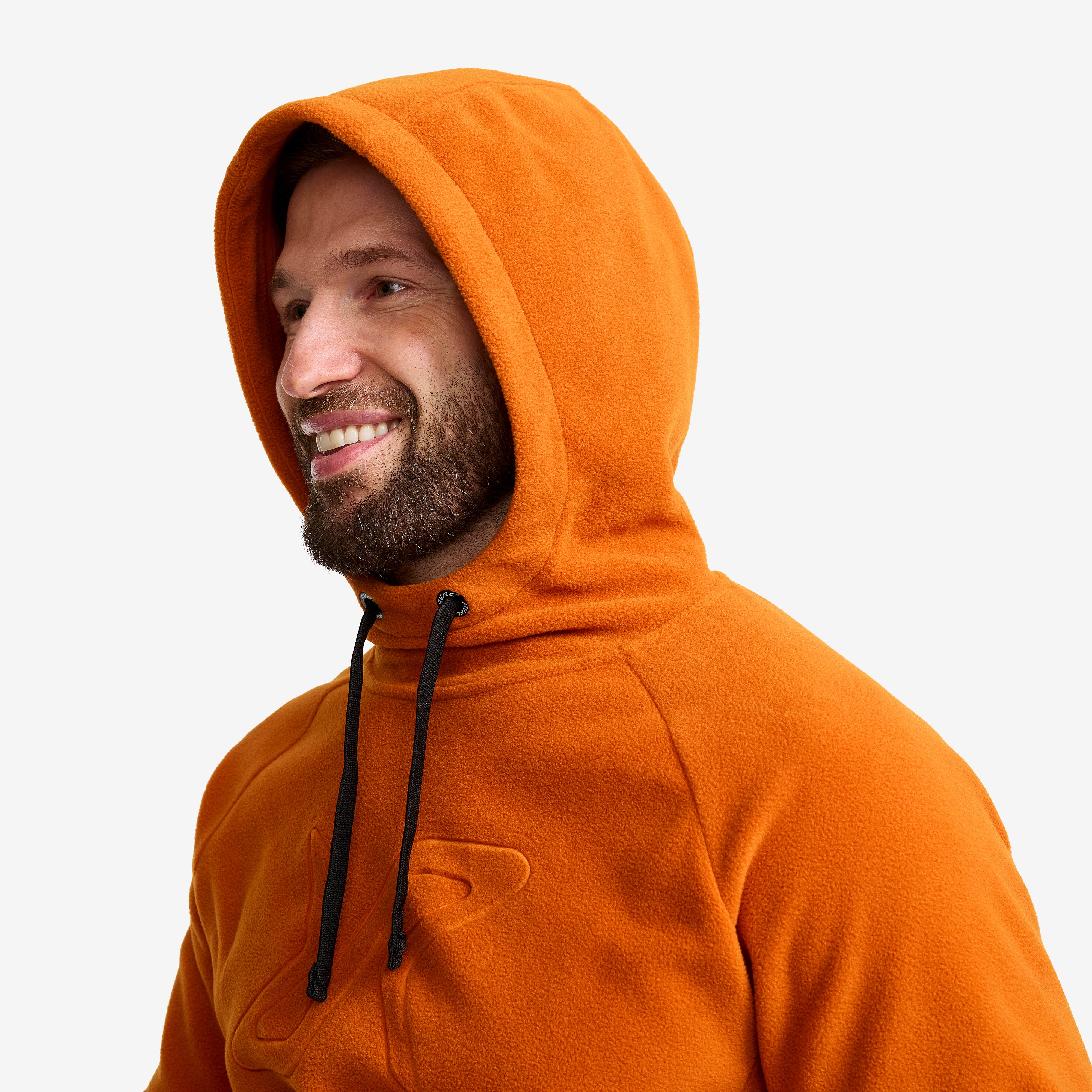 Polar Fleece Hoodie Herre Hawaiian Sunset