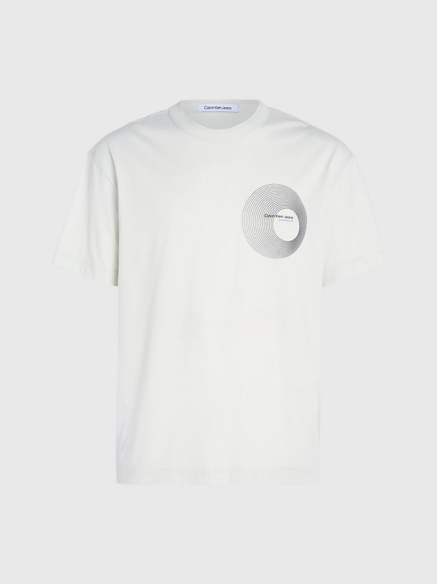Camiseta com estampa gráfica e modelagem relaxada