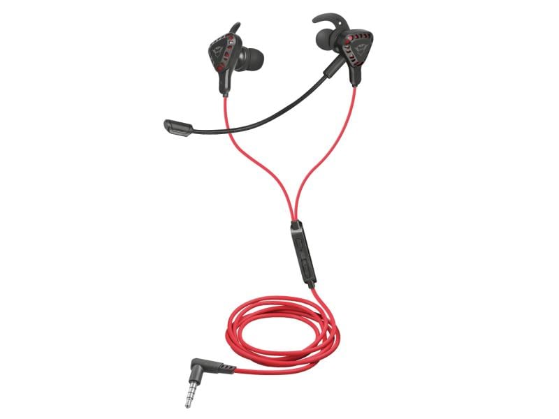 Trust Headset GXT 408 Cobra Rot/Schwarz Gaming-Ohrhörer für alle Plattformen