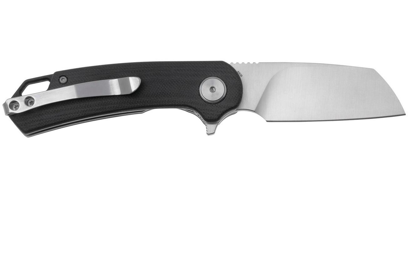 Böker Magnum Cliff Wharn 01BM0002, Satin 440B, Black G10, zakmes
