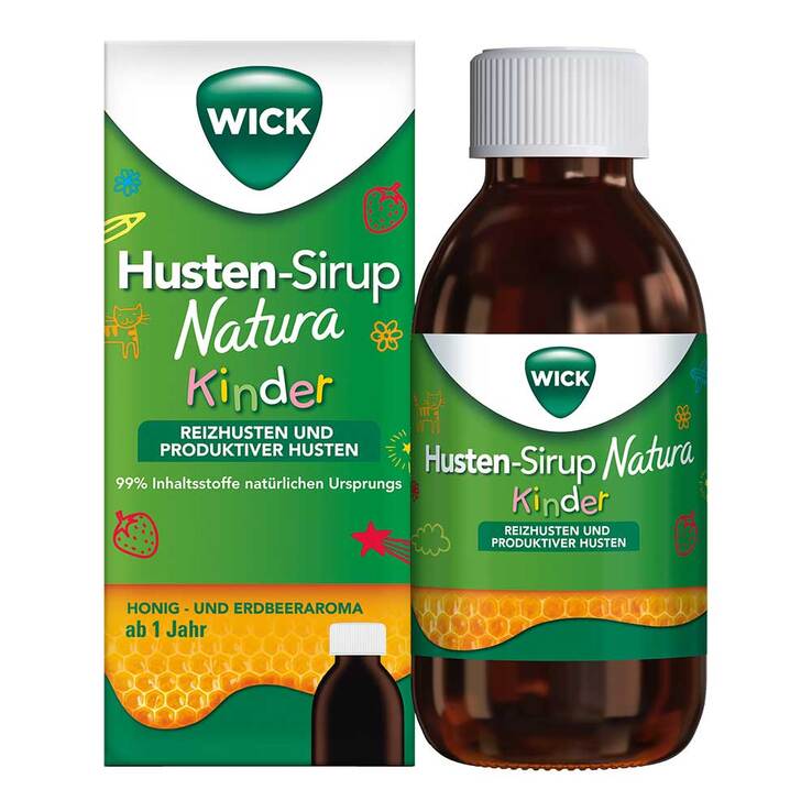WICK Husten-Sirup Natura Kinder, 140 ml