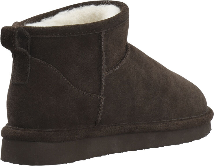 Bianco BIASNOW Ankle Boot Suede Dark brown