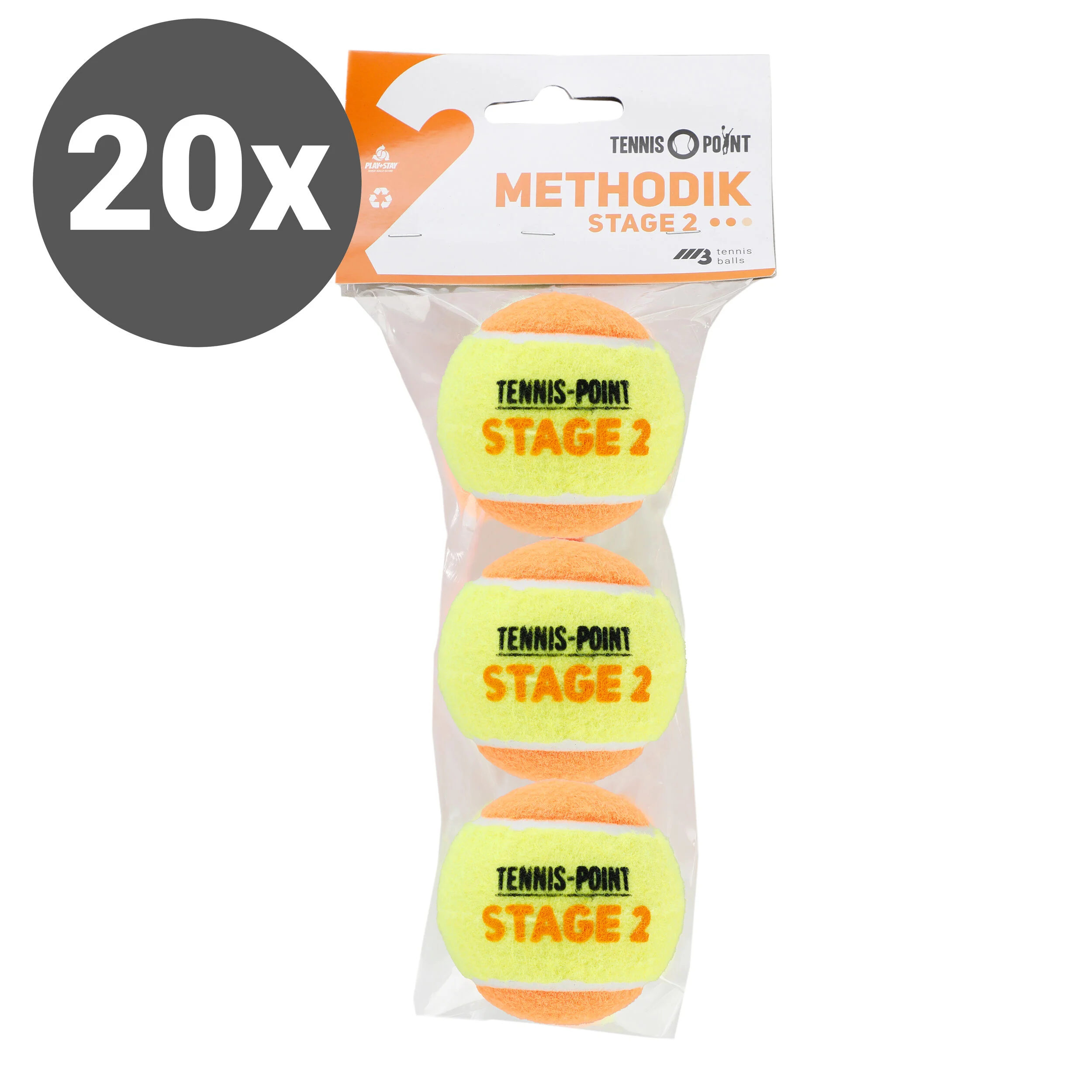 Tennis-Point Stage 20x Sachets De 3